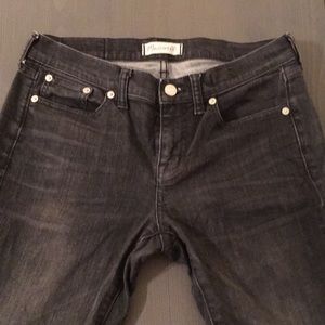 Madewell slim boyjean dark gray Seneca wash
